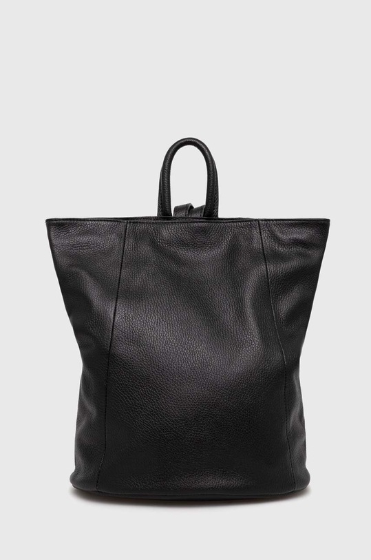 Answear Lab plecak skórzany 2479201.HMS czarny WZ24