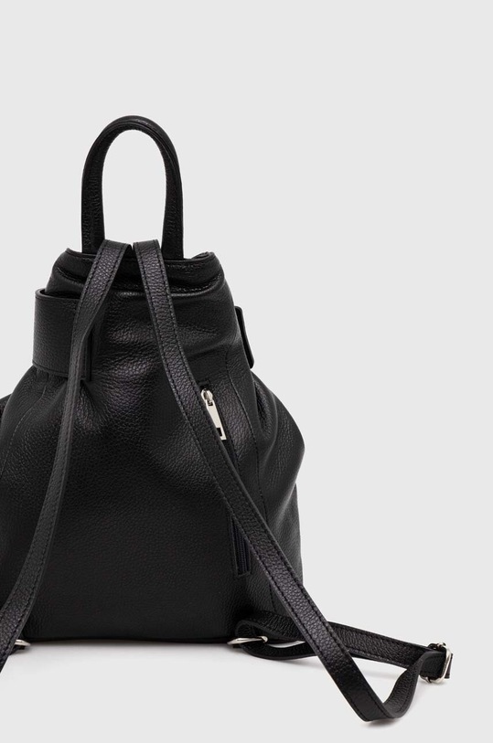 Answear Lab plecak skórzany czarny 2479201.HMS