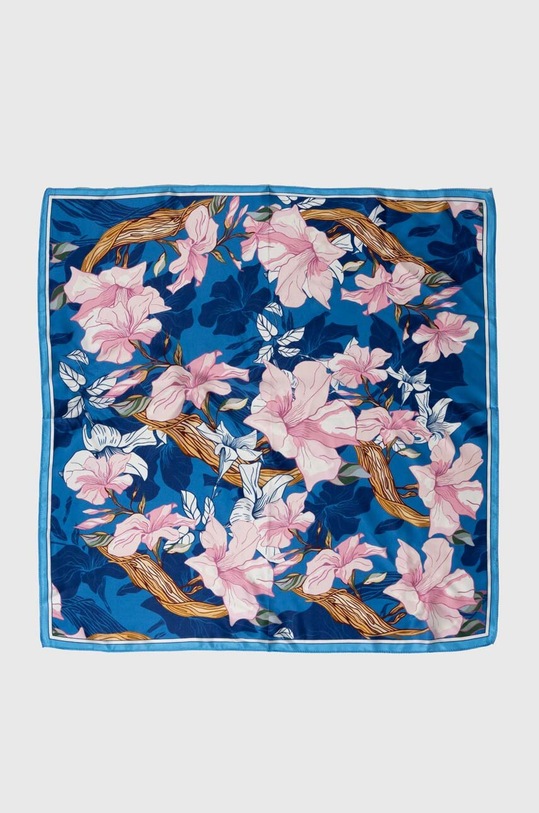 Hedvábný šátek Answear.LAB 695.CMS modrá WZ24