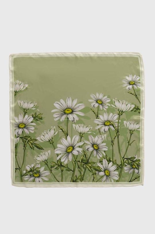 Answear Lab apaszka jedwabna 704.CMS zielony WZ24