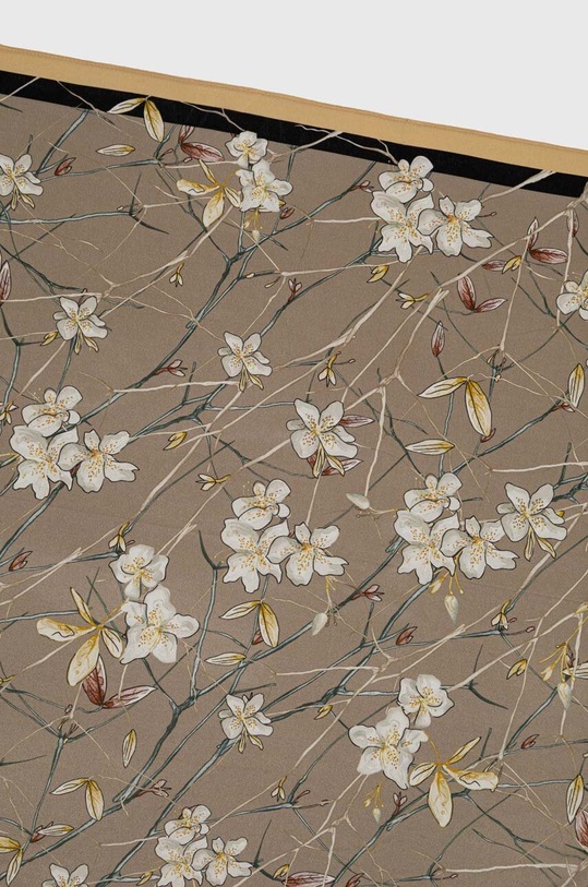 Hedvábný šátek Answear.LAB 716.CMS béžová WZ24