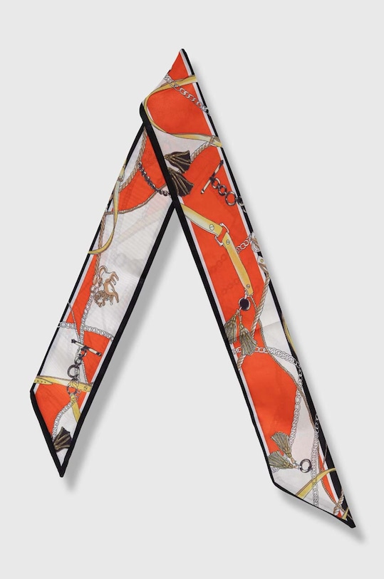 Answear Lab o esarfa cu matase 370.wms portocaliu WZ24