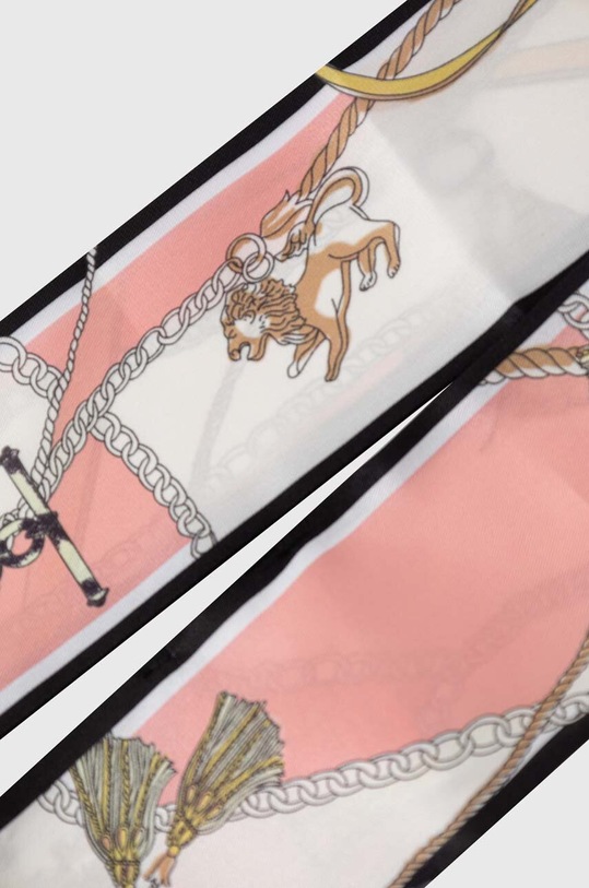 Akcesoria Answear Lab apaszka z jedwabiem 370.wms różowy