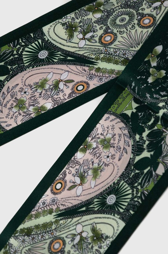 Akcesoria Answear Lab apaszka z jedwabiem 369.wms zielony