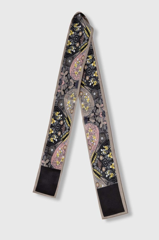 Answear Lab apaszka z jedwabiem 369.wms czarny WZ24