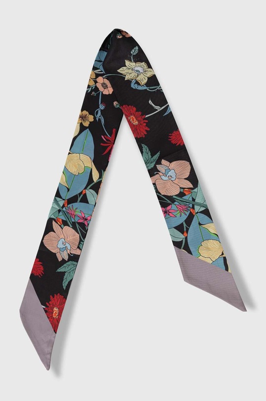 Akcesoria Answear Lab apaszka z jedwabiem 366.wms czarny