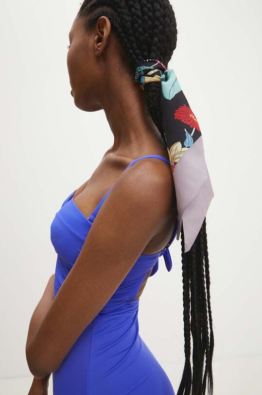 Answear Lab apaszka z jedwabiem 366.wms czarny