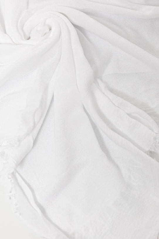 Answear Lab eșarfă din bambus bamboo.hh alb WW25