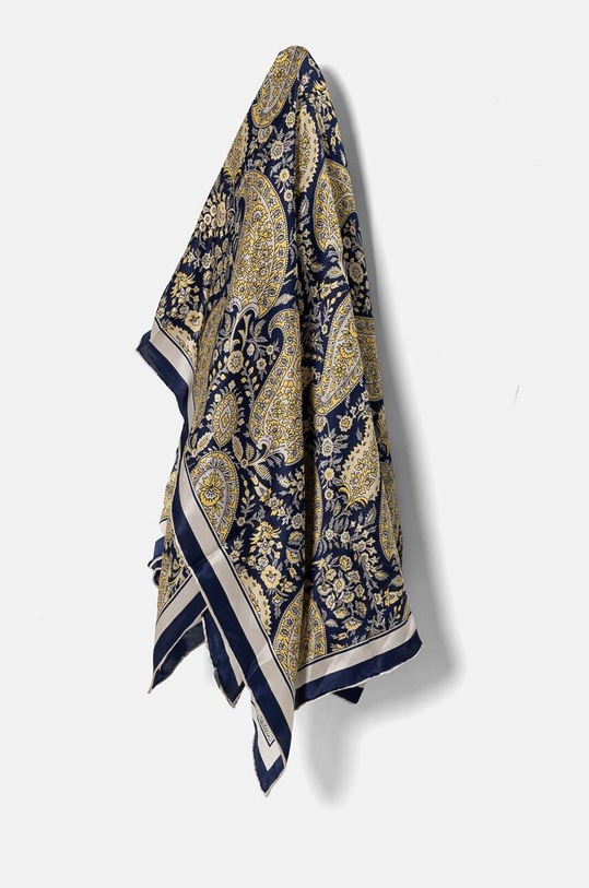 Hodvábna šatka Answear.LAB hodváb tmavomodrá 924.cms