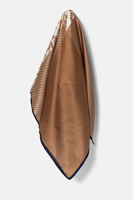 Hedvábný šátek Answear.LAB látka béžová 929.CMS