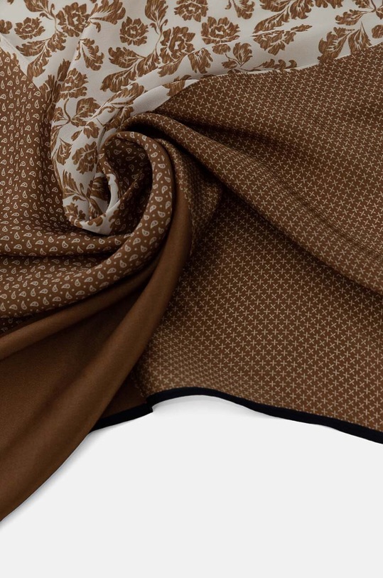 Doplňky Hedvábný šátek Answear.LAB 929.CMS béžová