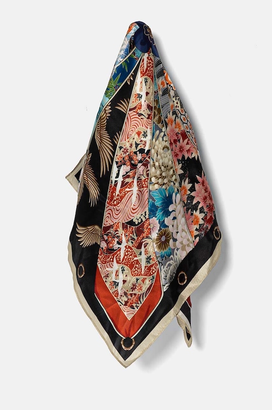 Answear Lab apaszka jedwabna tkanina multicolor 935.cms