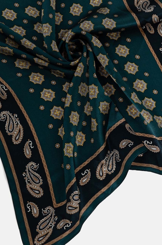 Accesorii Answear Lab esarfa de matase 963.cms albastru