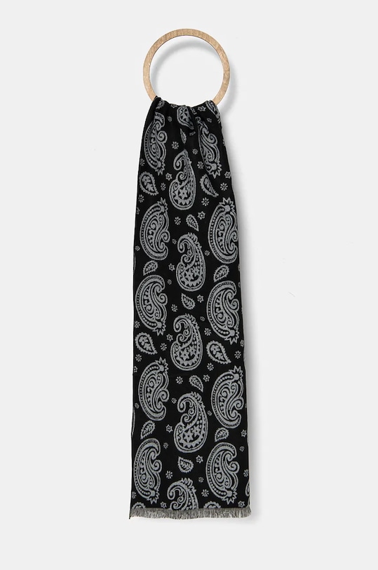 Vlněná šála Answear.LAB látka šedá s186.ios