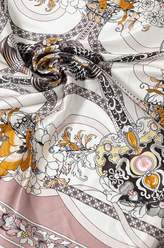 Doplňky Hedvábný šátek Answear.LAB 1070.cms růžová