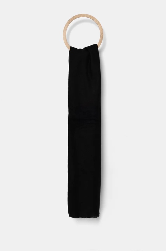 Šála Answear.LAB látka černá CD3367.hos