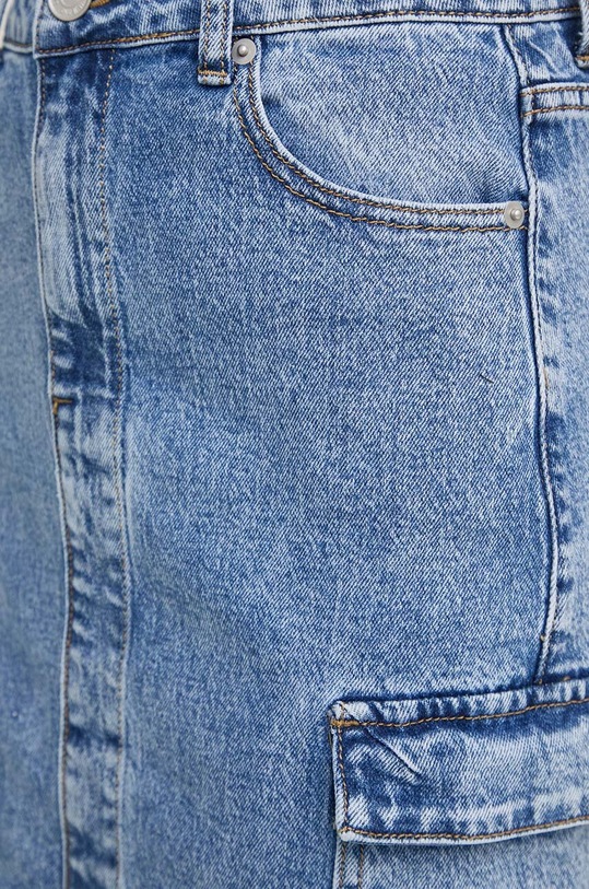 Answear Lab fustă din denim albastru W3395.HWK