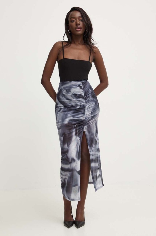 Φούστα Answear.LAB 2300011.HWK γκρί WZ24