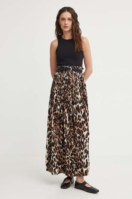 Answear.LAB spódnica CC38312.HWK brązowy WZ24