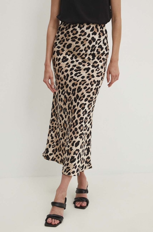 Answear Lab spódnica casual beżowy 1537.ih