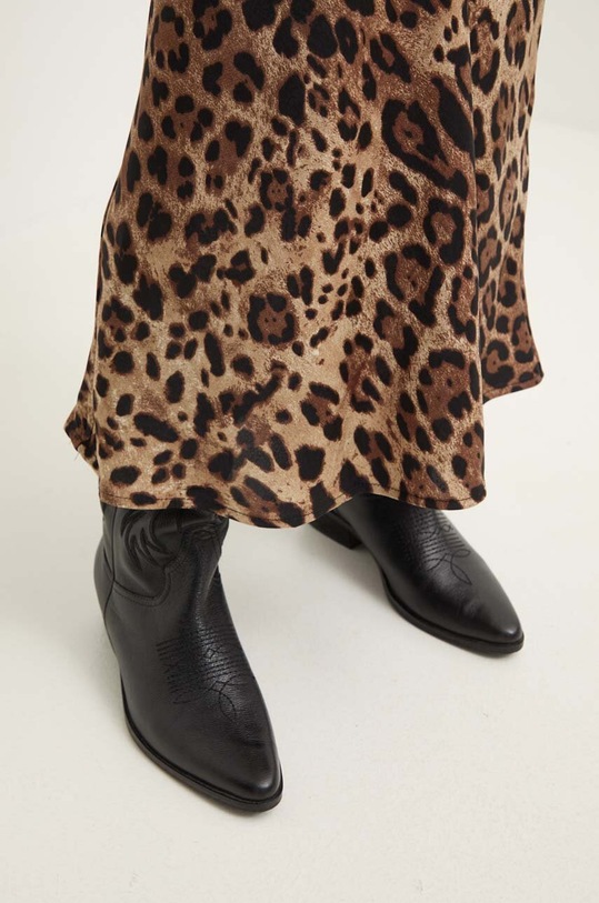 Answear Lab spódnica brązowy 1537.ih