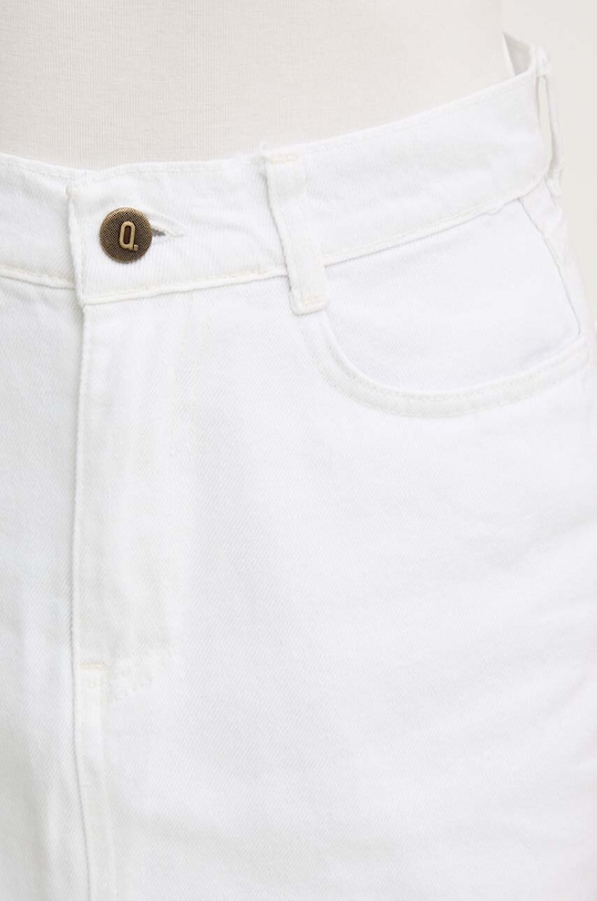 Answear Lab fustă din denim alb 6190.tjs