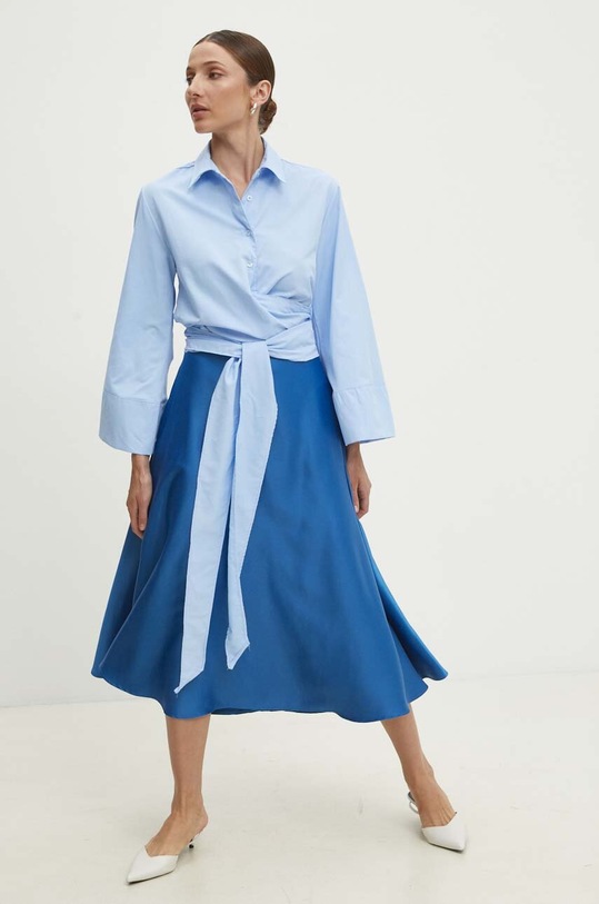 Answear.LAB spódnica 80501.TMS niebieski WZ24