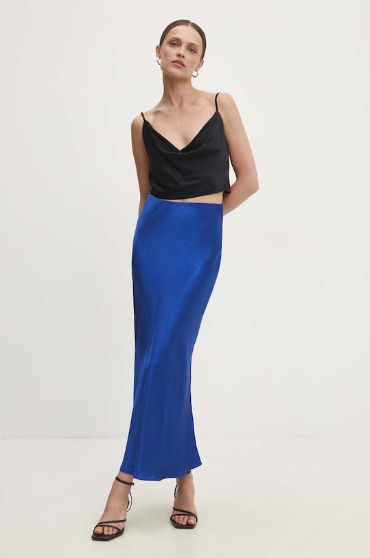 Φούστα Answear.LAB casual μπλε 40001.tms