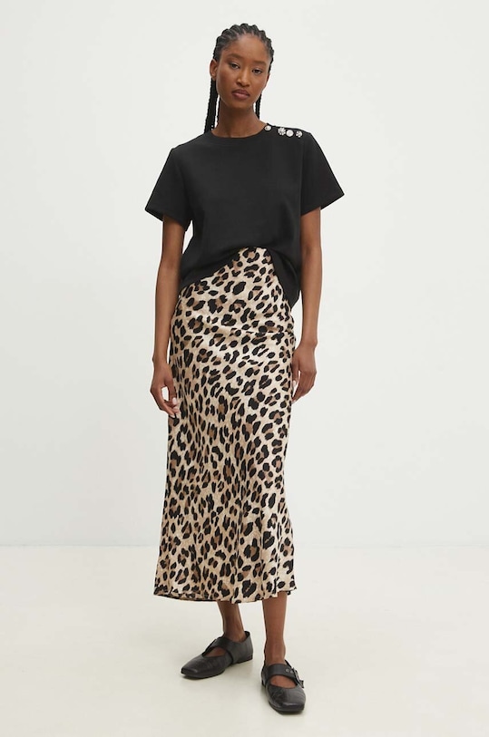 Answear Lab fustă SD1537.HWK bej WZ24