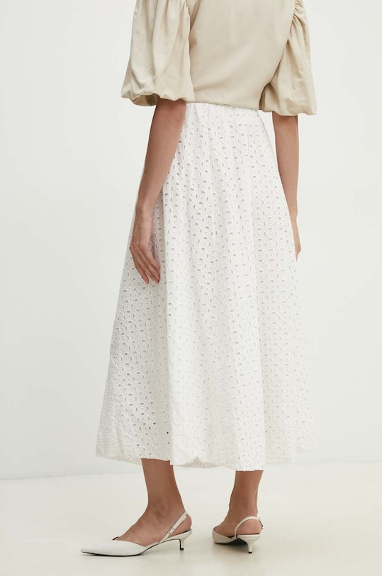 Odzież Answear.LAB spódnica bawełniana LD1013.HMS biały