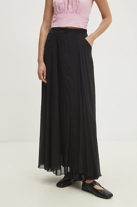 Pamučna suknja Answear.LAB 682.ims crna WZ24