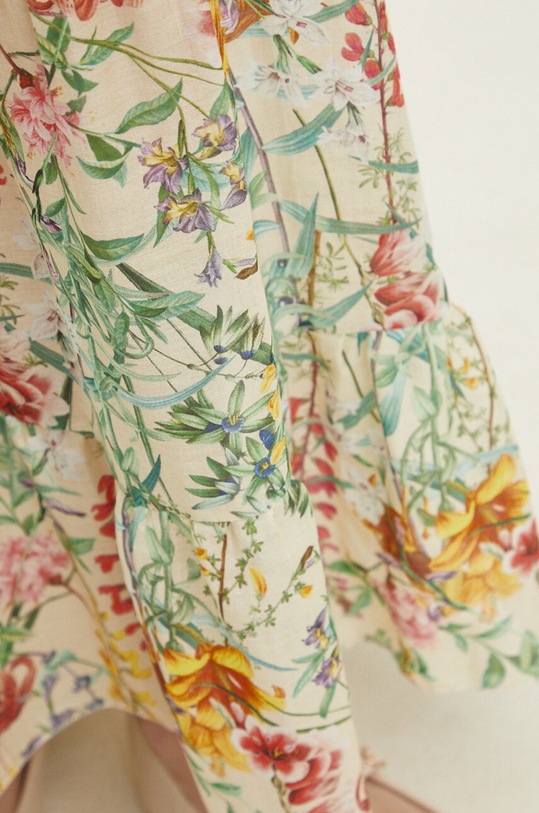 Answear.LAB selyem szoknya zöld 92328.ijs