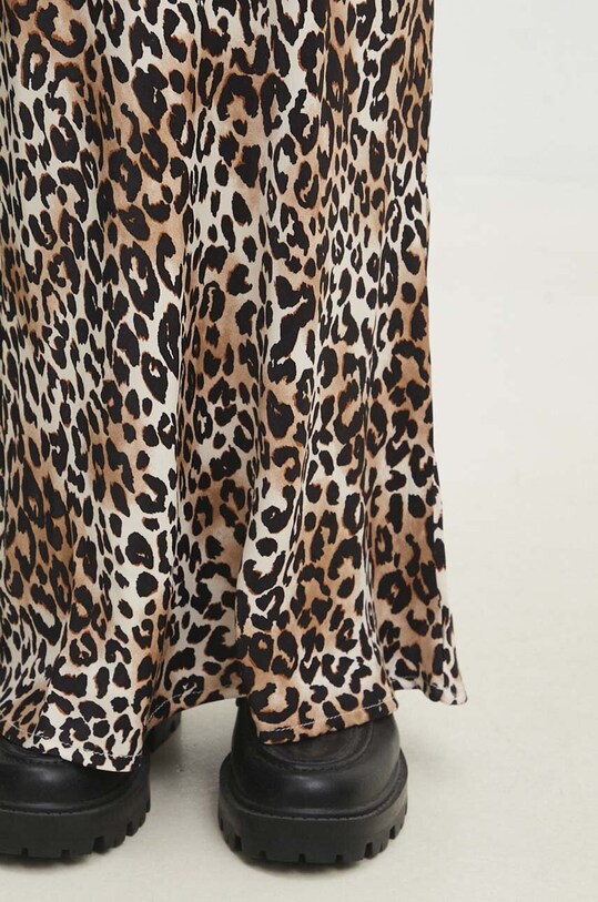 Φούστα Answear.LAB καφέ sng.pa.tjs