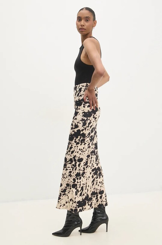 Answear.LAB szoknya bézs sng.pat.tjs