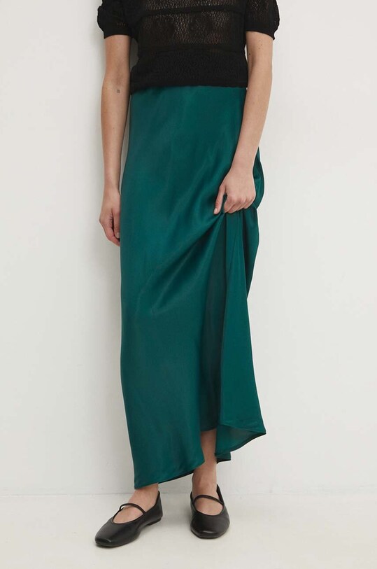 Спідниця Answear.LAB casual зелений 89404.th