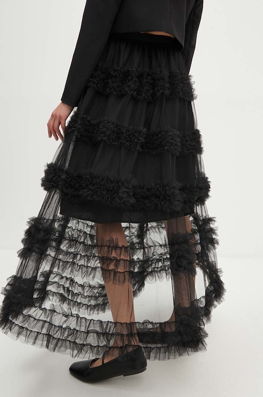 Answear Lab fustă TR404.hms negru WZ24