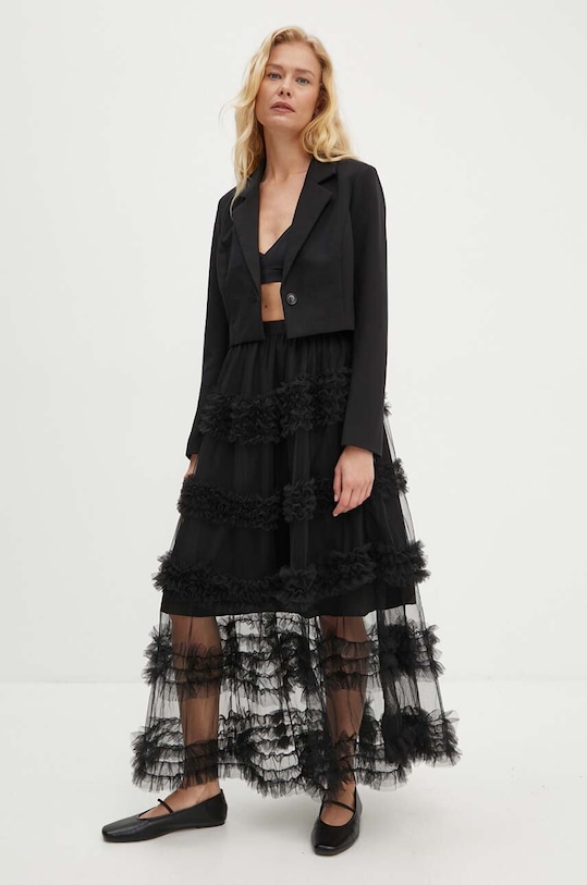 Answear Lab fustă TR404.hms negru