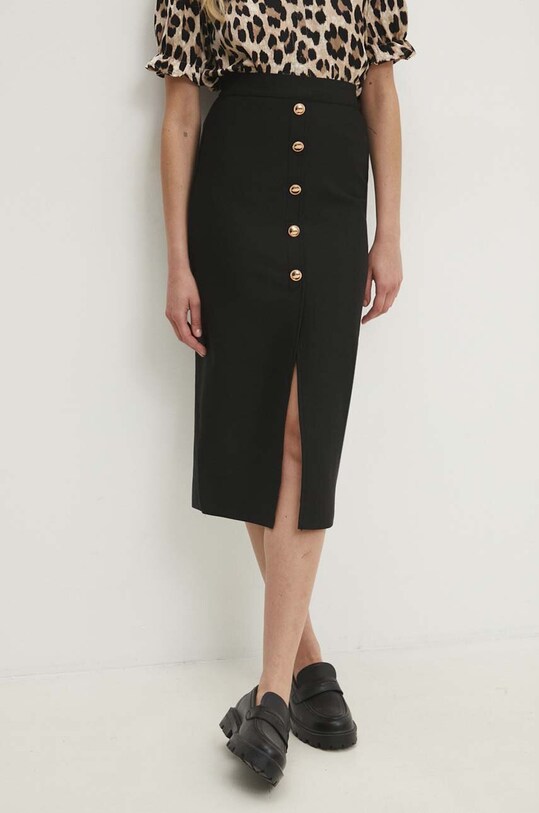 Answear Lab spódnica casual czarny TC1532.hms