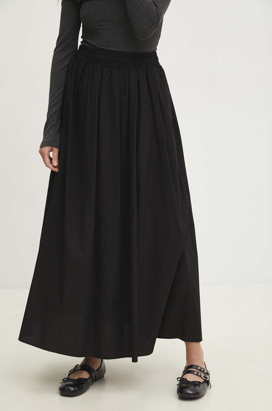 Bavlněná sukně Answear.LAB sdd031.tjs černá WZ24