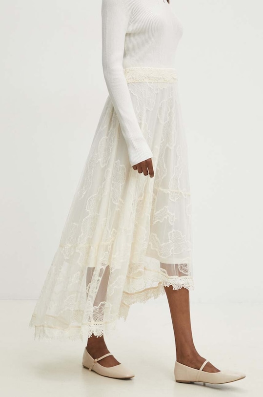 Answear.LAB spódnica 80988.fms beżowy WZ24