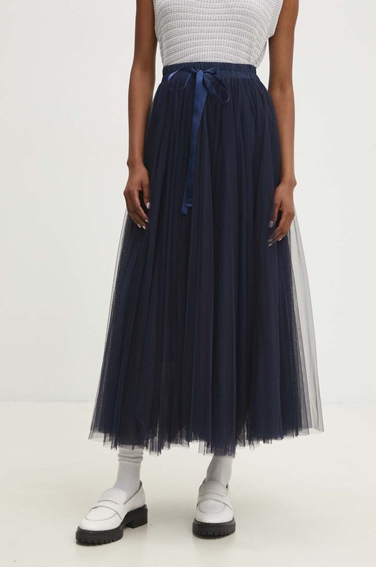 Φούστα Answear.LAB casual σκούρο μπλε 8077.1fh