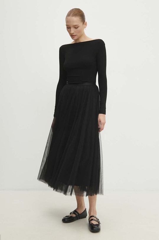 Answear Lab fustă mj28570.fms negru