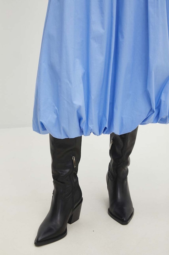 Answear Lab spódnica 67055.ims niebieski