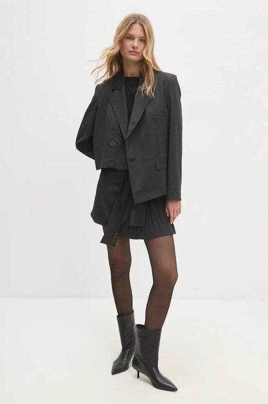 Sukňa Answear.LAB W24W.LF.040894.tos sivá WZ24