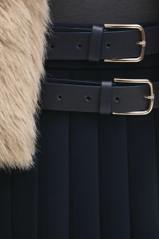 Answear Lab fustă bleumarin W24W.LF.040900.tos