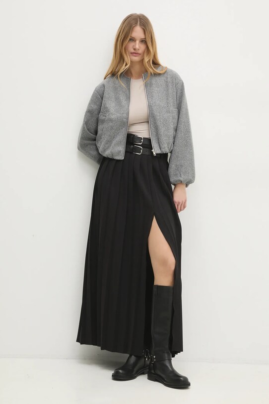 Answear Lab fustă W24W.LF.040900.tos negru WW25