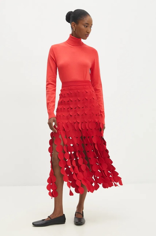 Answear Lab fustă A22361.hos rosu WZ24