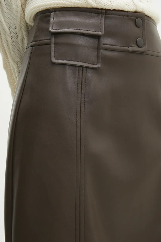 Answear Lab fustă pk9230.ilk maro