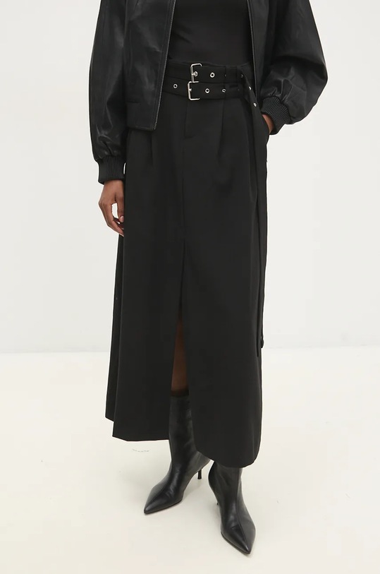 Sukně Answear.LAB maxi černá LD1477.hos