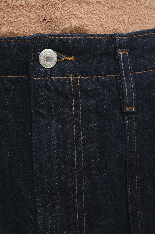 Džínová sukně Answear.LAB námořnická modř 19423.tlk